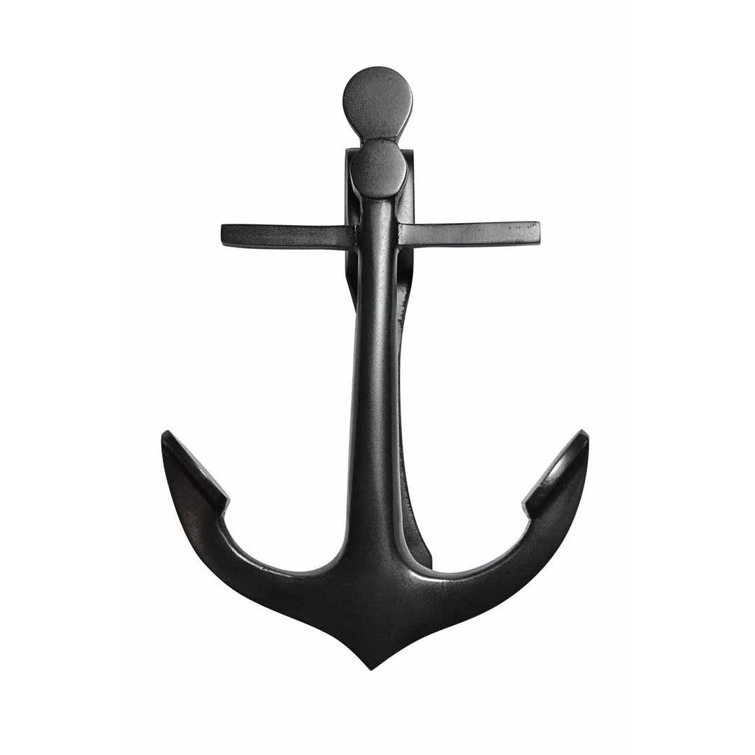 5 3/4 Inch Nautical Anchor Door Knocker (Black Bronze Finish) COPPER MOUNTAIN HARDWARE
