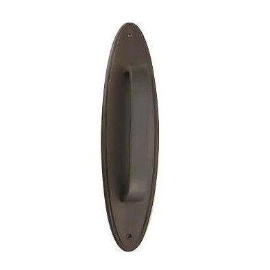 11 Inch Traditional Oval Style Door Pull (Black Bronze) COPPER MOUNTAIN HARDWARE