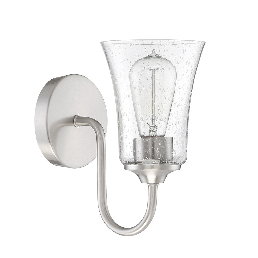 Gwyneth 1 Light Wall Sconce in Brushed Polished Nickel CRAFTMADE