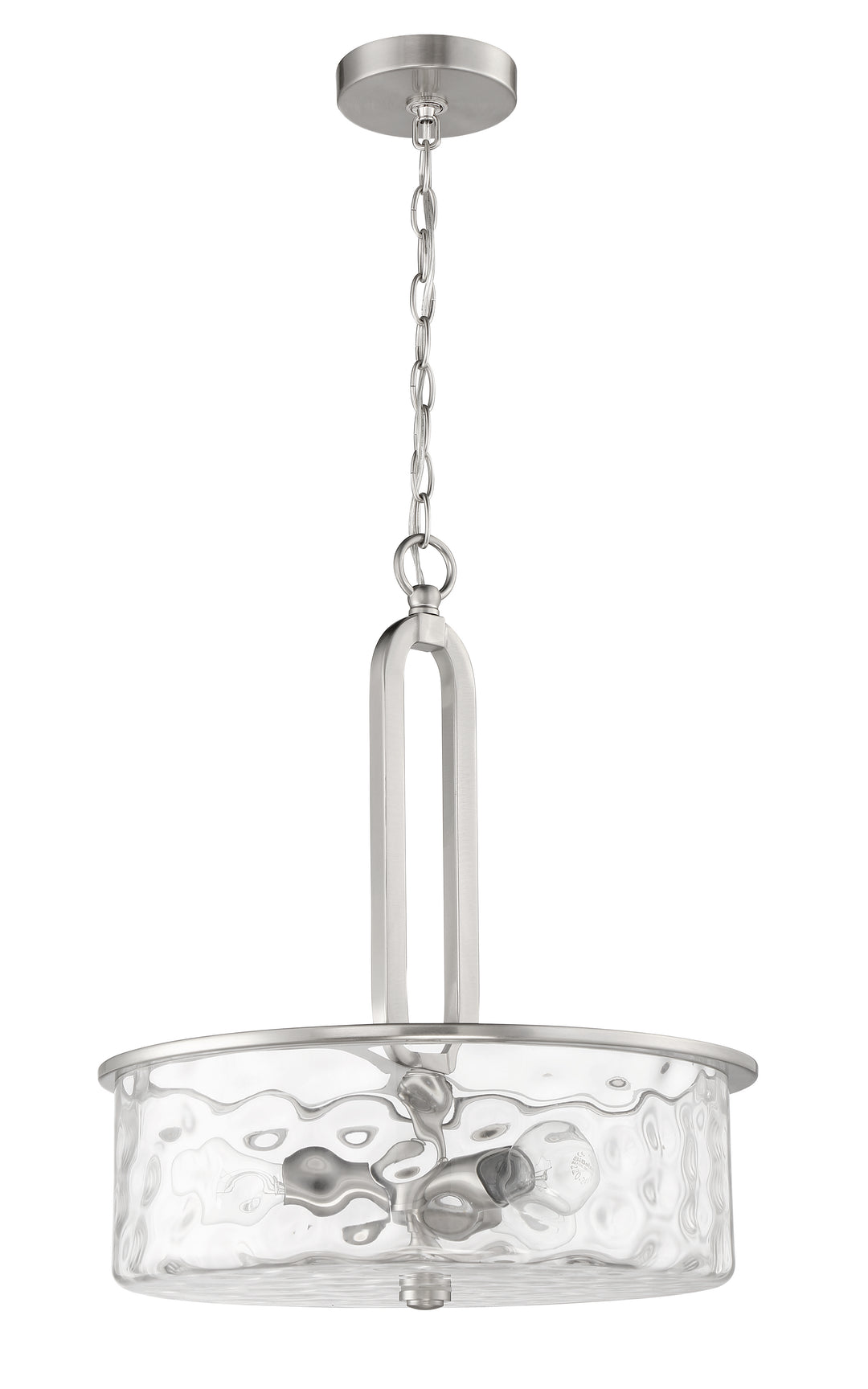 Collins 3 Light Pendant in Brushed Polished Nickel CRAFTMADE