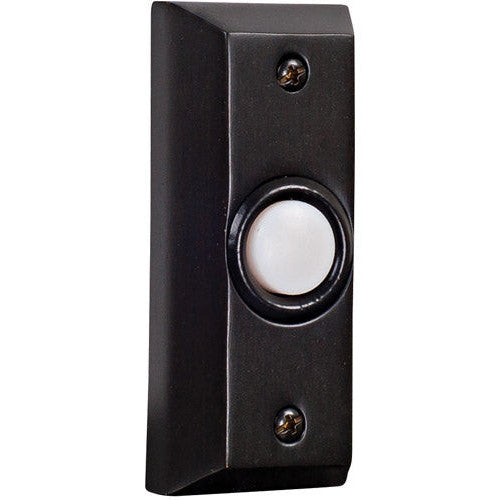 Surface Mount Rectangle Lighted Push Button in Bronze CRAFTMADE