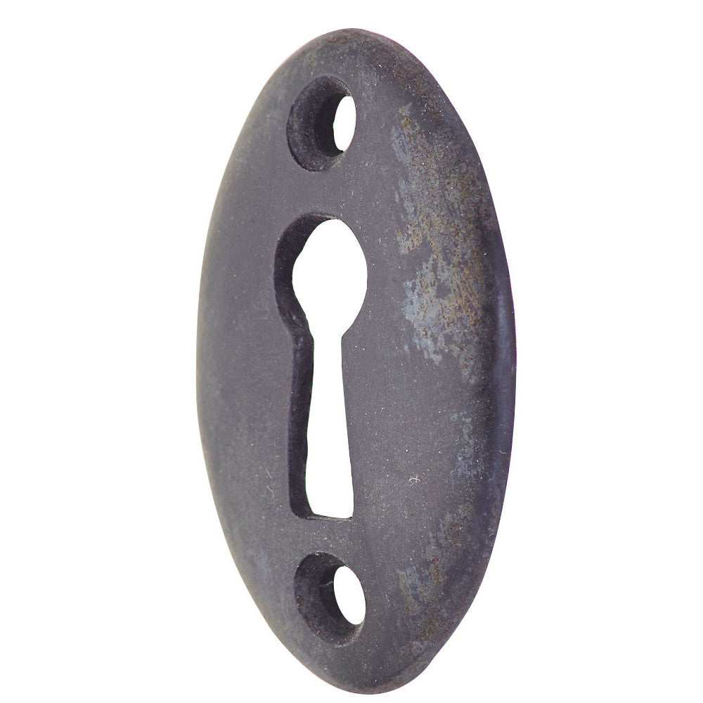 1 1/2 Inch Solid Brass Traditional Oval Escutcheon (Oil Rubbed Bronze Finish) COPPER MOUNTAIN HARDWARE