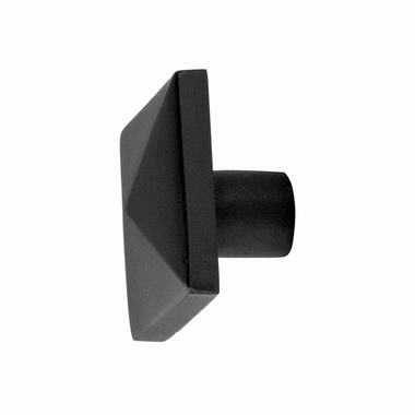 1 1/4 Inch Art Nouveau Diamond Knob (Flat Black Finish) EMTEK