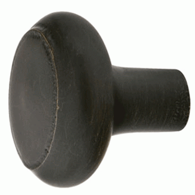 Emtek 1 1/4 Inch Sandcast Bronze Barn Knob (Medium Bronze Finish) EMTEK