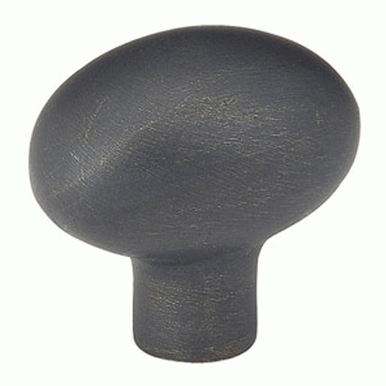 1 1/4 Inch Sandcast Bronze Egg Knob (Oil Rubbed Bronze Finish) EMTEK