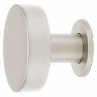 Emtek 1 1/4 Inch Solid Brass Cadet Knob (Brushed Nickel Finish) EMTEK