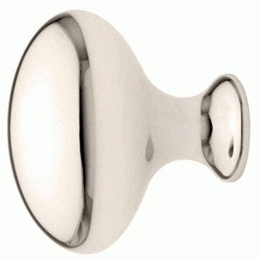 Emtek 1 1/4 Inch Solid Brass Egg Cabinet Knob (Polished Chrome Finish) EMTEK