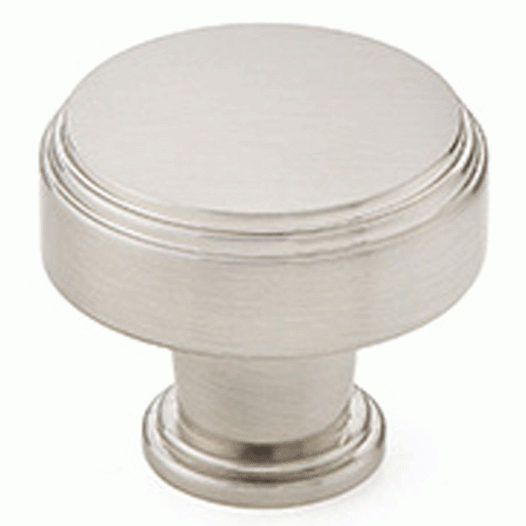 Emtek 1 1/4 Inch Solid Brass Newport Knob (Brushed Nickel Finish) EMTEK