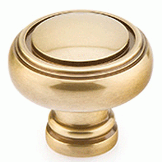 1 1/4 Inch Solid Brass Norwich Cabinet Knob (Antique Brass Finish) EMTEK