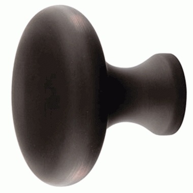 1 1/4 Inch Solid Brass Providence Cabinet Knob (Oil Rubbed Bronze) EMTEK