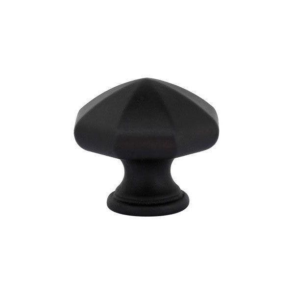 1 1/4 Inch Tuscany Bronze Octagon Knob (Flat Black) EMTEK