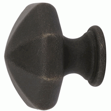 1 1/4 Inch Tuscany Bronze Octagon Knob (Medium Bronze) EMTEK