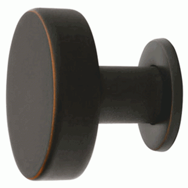 1 3/4 Inch Solid Brass Cadet Knob (Oil Rubbed Bronze Finish) EMTEK