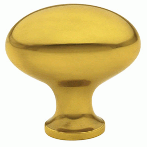 1 3/4 Inch Solid Brass Egg Cabinet Knob (Antique Brass Finish) EMTEK