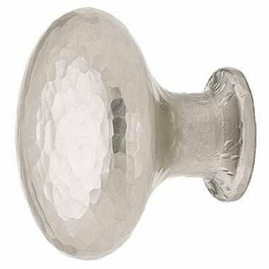 Emtek Arts & Crafts 1 3/4 Inch Solid Brass Round Dimpled Knob (Brushed Nickel Finish) EMTEK