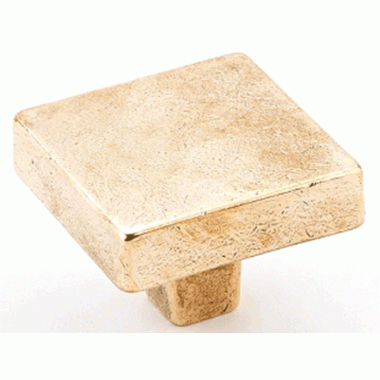 1 3/4 Inch Vinci Square Cabinet Knob (Natural Bronze Finish) SCHAUB