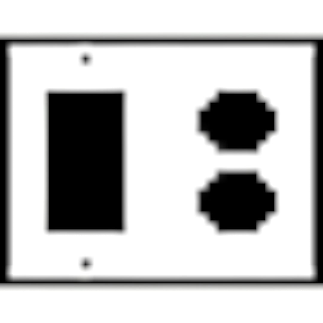 Fleur-De-Lis Wall Plate (Rust Finish)