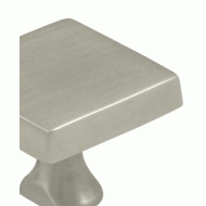 1 Inch Deltana Solid Brass Square Knob (Brushed Nickel Finish) DELTANA