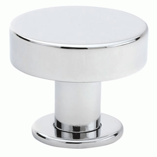 1 Inch Solid Brass Cadet Knob (Polished Chrome Finish) EMTEK