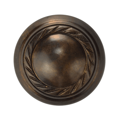 1 Inch Solid Brass Georgian Roped Round Cabinet & Furniture Knob