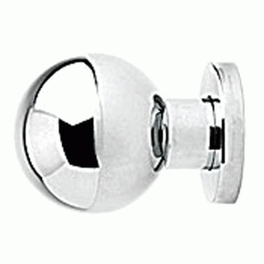 Emtek 1 Inch Solid Brass Globe Knob (Polished Chrome Finish) EMTEK