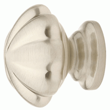 1 Inch Solid Brass Melon Cabinet Knob (Brushed Nickel Finish) EMTEK