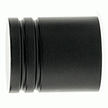 1 Inch Solid Brass Metric Knob (Flat Black Finish) EMTEK