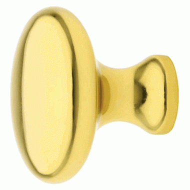 1 Inch Solid Brass Providence Cabinet Knob (Polished Brass Finish) EMTEK