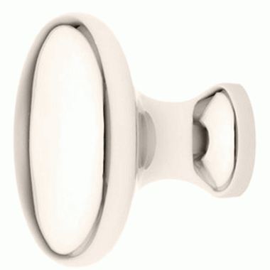 1 Inch Solid Brass Providence Cabinet Knob (Polished Nickel Finish) EMTEK