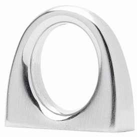 Emtek 1 Inch Solid Brass Ring Knob (Brushed Nickel Finish) EMTEK