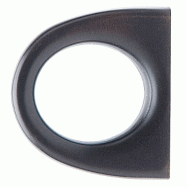 1 Inch Solid Brass Ring Knob (Oil Rubbed Bronze Finish) EMTEK