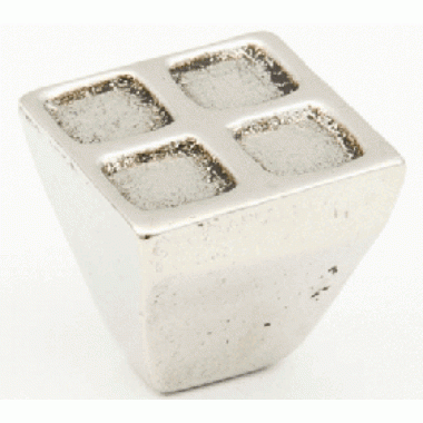 1 Inch Vinci Square Cabinet Knob (Polished White Bronze Finish) SCHAUB