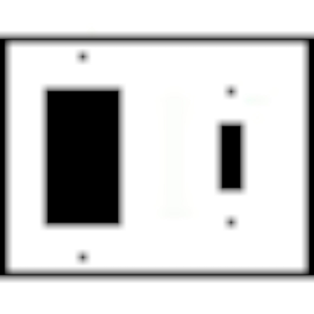 Bamboo Style Wall Plate (Matte Nickel Finish)