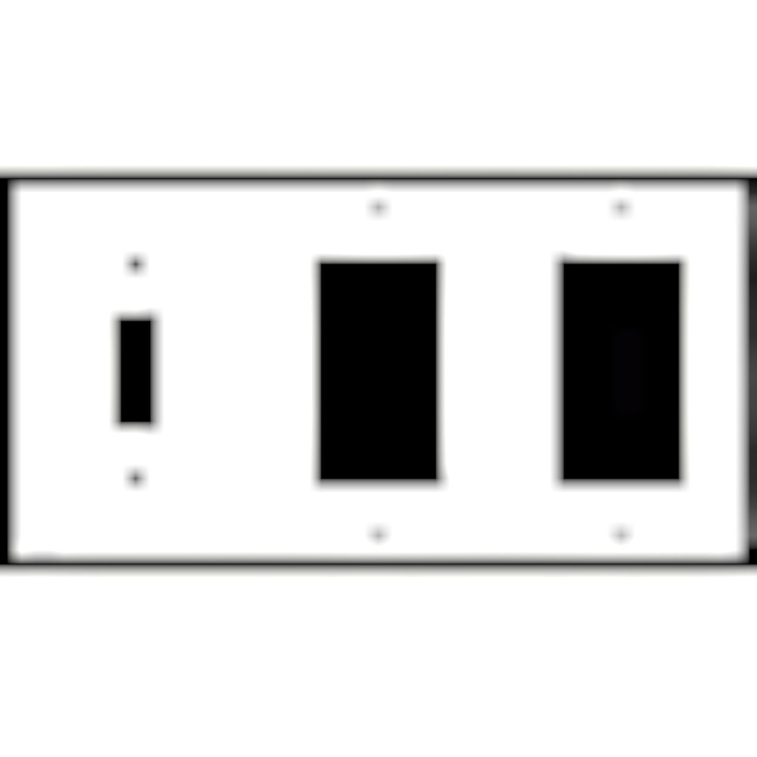 Oak Leaf Style Wall Plate (Rust Finish)