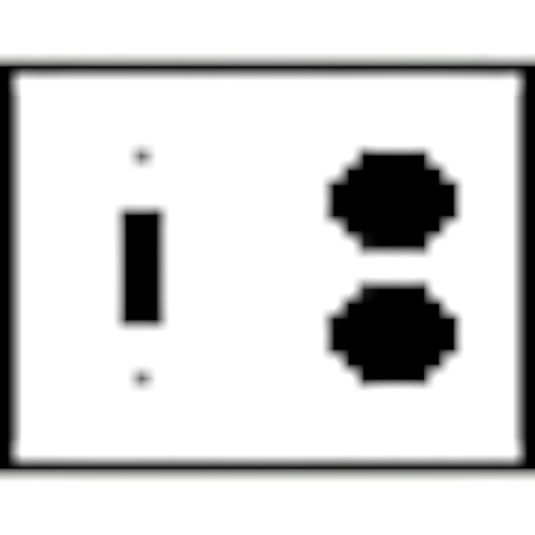 4 1/2 Inch Solid Brass Traditional Switch Plate (Antique Nickel)