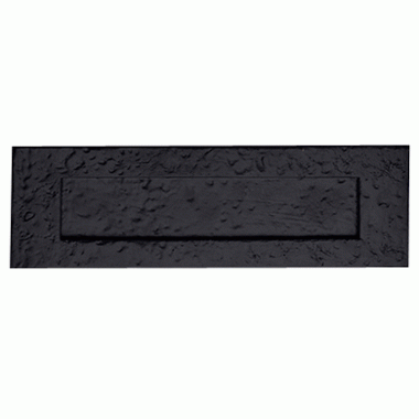 Craftsman Style Mail Slot in Solid Iron (Flat Black Finish) COPPER MOUNTAIN HARDWARE