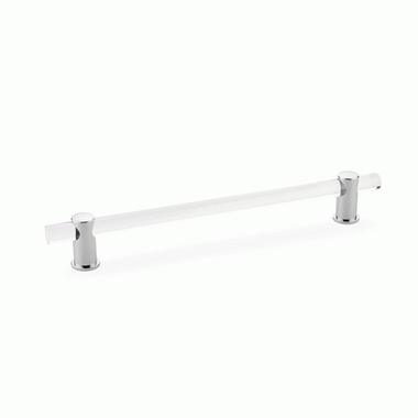 10 Inch (8 Inch c-c) Lumiere Acrylic Pull (Polished Chrome Finish) SCHAUB