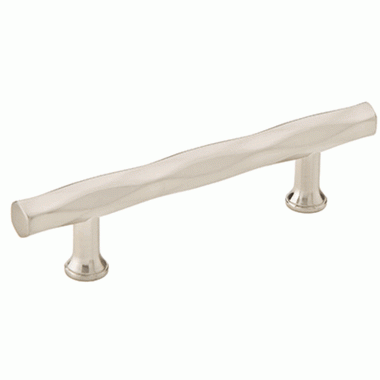 10 Inch (8 Inch c-c) Solid Brass Tribeca Pull (Brushed Nickel Finish) EMTEK