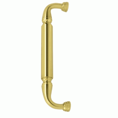 10 Inch Deltana Solid Brass Door Pull (Polished Brass Finish) DELTANA