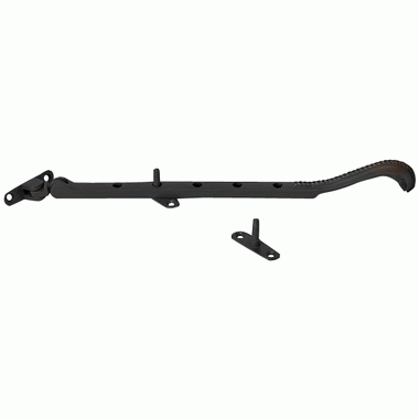 10 Inch Long Georgian Roped Casement Window Stay (Oil Rubbed Bronze) COPPER MOUNTAIN HARDWARE