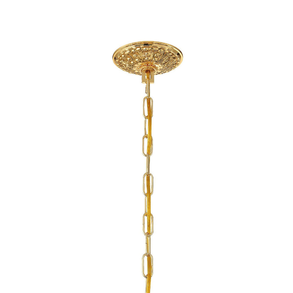 Crystorama Crystorama Traditional Crystal 3 Light Swarovski Strass Crystal Polished Brass Mini Chandelier