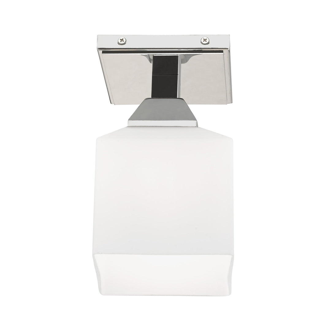 1 Light Polished Chrome Ceiling Mount Livex