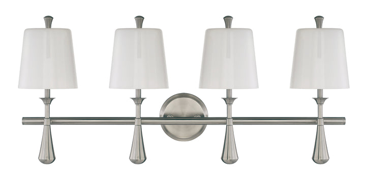 Palmer 4 Light Vanity in Brushed Polished Nickel CRAFTMADE