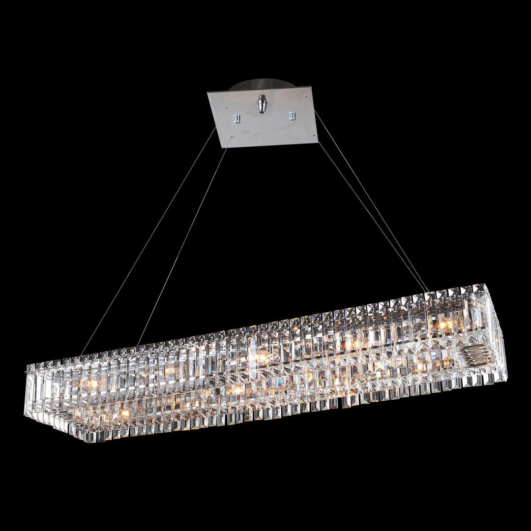 Baguette 43 Inch Rectangular Pendant Allegri