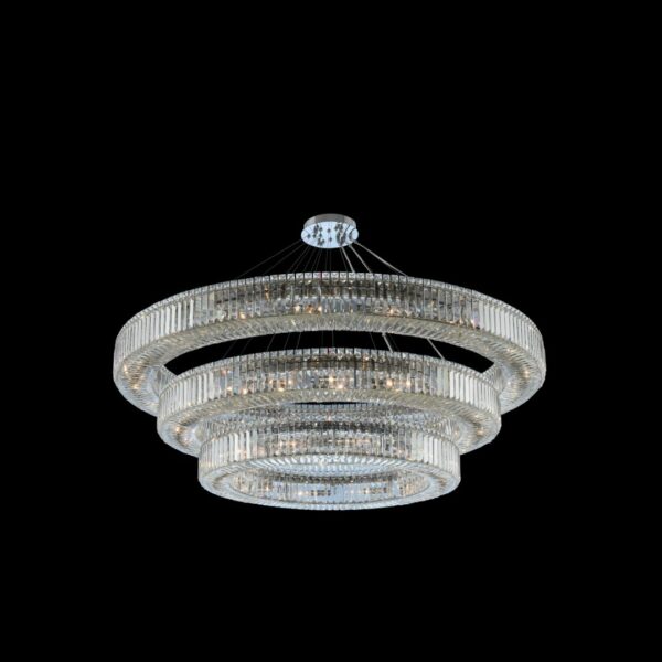 Rondelle (36 + 47 + 60) Inch 3 Tier Pendant Allegri