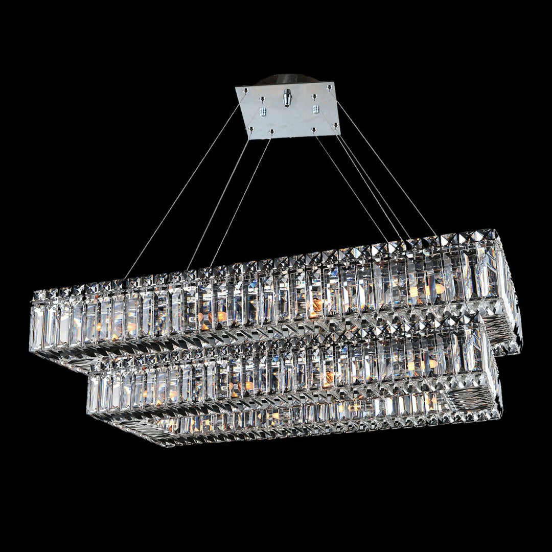 Baguette 29.5″+19.5″ 2-Tier Pendant Allegri