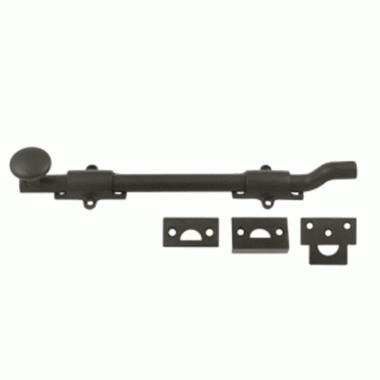 12 Inch Deltana Offset Heavy Duty Surface Bolt (Oil Rubbed Bronze Finish) DELTANA