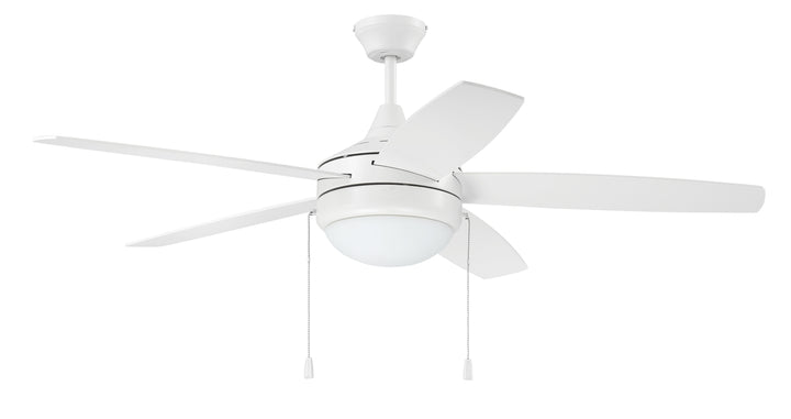 52" Phaze Energy Star 5 in White w/ White Blades CRAFTMADE