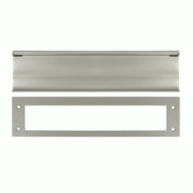 13 Inch Brass Mail & Letter Flap Slot (Brushed Nickel Finish) DELTANA