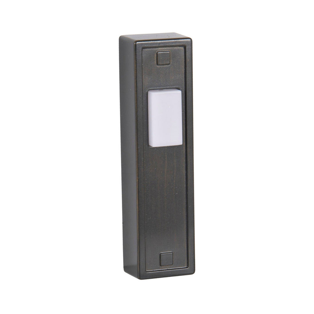 Surface Mount LED Lighted Push Button in Bronze CRAFTMADE